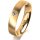 Ring 18 Karat Gelbgold 4.5 mm l&auml;ngsmatt 1 Brillant G vs 0,050ct