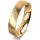 Ring 18 Karat Gelbgold 4.5 mm l&auml;ngsmatt 4 Brillanten G vs Gesamt 0,025ct