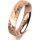 Ring 14 Karat Rotgold 4.5 mm diamantmatt
