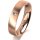 Ring 14 Karat Rotgold 4.5 mm l&auml;ngsmatt 1 Brillant G vs 0,025ct