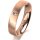 Ring 14 Karat Rotgold 4.5 mm sandmatt 1 Brillant G vs 0,025ct