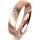 Ring 14 Karat Rotgold 4.5 mm l&auml;ngsmatt 4 Brillanten G vs Gesamt 0,025ct