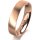 Ring 18 Karat Rotgold 4.5 mm l&auml;ngsmatt