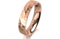 Ring 18 Karat Rotgold 4.5 mm diamantmatt