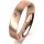 Ring 18 Karat Rotgold 4.5 mm l&auml;ngsmatt 1 Brillant G vs 0,050ct