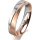 Ring 18 Karat Rot-/Weissgold 4.5 mm sandmatt
