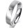Ring 14 Karat Weissgold 4.5 mm sandmatt 1 Brillant G vs 0,025ct