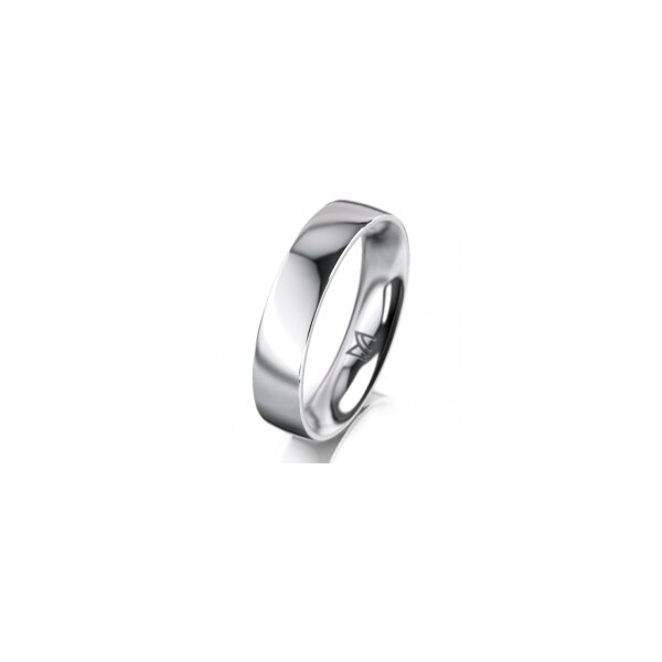 Ring 18 Karat Weissgold 4.5 mm poliert