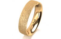 Ring 14 Karat Gelbgold 5.0 mm kreismatt