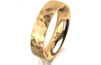 Ring 14 Karat Gelbgold 5.0 mm diamantmatt