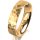 Ring 14 Karat Gelbgold 5.0 mm diamantmatt