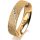 Ring 18 Karat Gelbgold 5.0 mm kreismatt 5 Brillanten G vs Gesamt 0,035ct