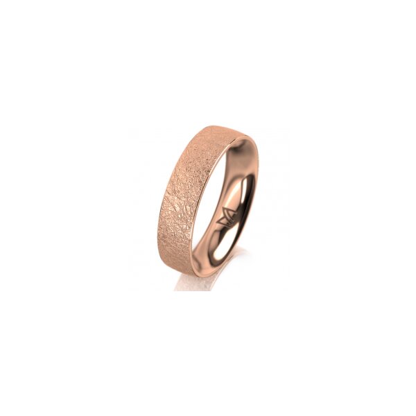 Ring 14 Karat Rotgold 5.0 mm kreismatt