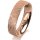 Ring 14 Karat Rotgold 5.0 mm kristallmatt