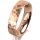 Ring 14 Karat Rotgold 5.0 mm diamantmatt