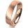 Ring 18 Karat Rotgold 5.0 mm sandmatt