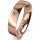 Ring 18 Karat Rotgold 5.0 mm poliert 1 Brillant G vs 0,050ct
