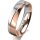 Ring 14 Karat Rot-/Weissgold 5.0 mm poliert