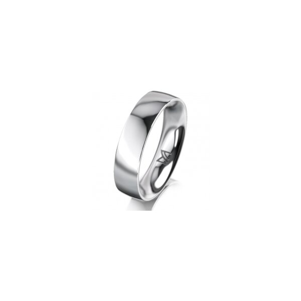 Ring 14 Karat Weissgold 5.0 mm poliert
