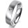 Ring 14 Karat Weissgold 5.0 mm l&auml;ngsmatt 1 Brillant G vs 0,025ct