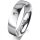 Ring 18 Karat Weissgold 5.0 mm poliert 1 Brillant G vs 0,025ct