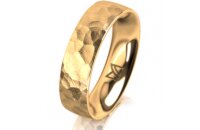 Ring 14 Karat Gelbgold 5.5 mm diamantmatt
