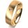 Ring 14 Karat Gelbgold 5.5 mm längsmatt 1 Brillant G vs 0,025ct
