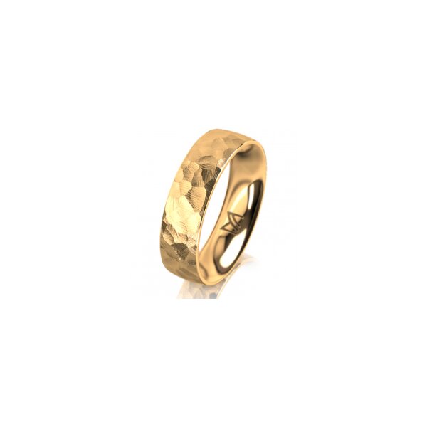 Ring 18 Karat Gelbgold 5.5 mm diamantmatt