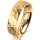 Ring 18 Karat Gelbgold 5.5 mm diamantmatt