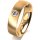 Ring 18 Karat Gelbgold 5.5 mm l&auml;ngsmatt 1 Brillant G vs 0,090ct