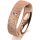 Ring 14 Karat Rotgold 5.5 mm kristallmatt 1 Brillant G vs 0,025ct