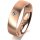 Ring 18 Karat Rotgold 5.5 mm l&auml;ngsmatt 1 Brillant G vs 0,050ct