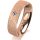 Ring 18 Karat Rotgold 5.5 mm kreismatt 1 Brillant G vs 0,050ct