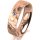 Ring 18 Karat Rotgold 5.5 mm diamantmatt 1 Brillant G vs 0,050ct