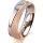 Ring 14 Karat Rot-/Weissgold 5.5 mm kreismatt