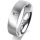 Ring 14 Karat Weissgold 5.5 mm sandmatt 1 Brillant G vs 0,025ct