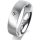 Ring 14 Karat Weissgold 5.5 mm sandmatt 1 Brillant G vs 0,050ct