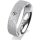 Ring 18 Karat Weissgold 5.5 mm kreismatt 1 Brillant G vs 0,050ct