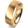 Ring 14 Karat Gelbgold 6.0 mm l&auml;ngsmatt