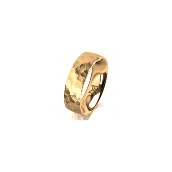 Ring 14 Karat Gelbgold 6.0 mm diamantmatt