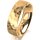 Ring 14 Karat Gelbgold 6.0 mm diamantmatt