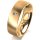 Ring 14 Karat Gelbgold 6.0 mm l&auml;ngsmatt 1 Brillant G vs 0,025ct