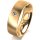 Ring 14 Karat Gelbgold 6.0 mm l&auml;ngsmatt 1 Brillant G vs 0,050ct