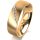Ring 14 Karat Gelbgold 6.0 mm l&auml;ngsmatt 5 Brillanten G vs Gesamt 0,065ct