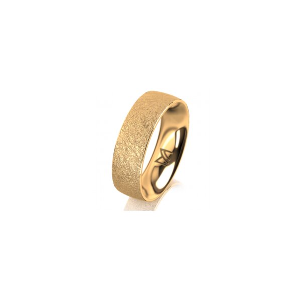 Ring 18 Karat Gelbgold 6.0 mm kreismatt