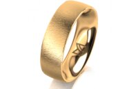 Ring 18 Karat Gelbgold 6.0 mm sandmatt