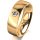 Ring 18 Karat Gelbgold 6.0 mm poliert 1 Brillant G vs 0,090ct