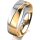 Ring 18 Karat Gelb-/Weissgold 6.0 mm poliert