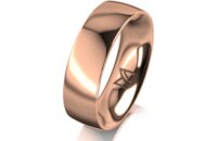 Ring 14 Karat Rotgold 6.0 mm poliert