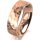 Ring 14 Karat Rotgold 6.0 mm diamantmatt